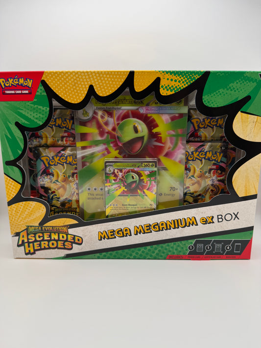 Ascended Heroes Mega Meganium ex Box
