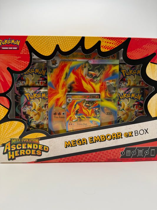 Ascended Heroes Mega Emboar ex Box